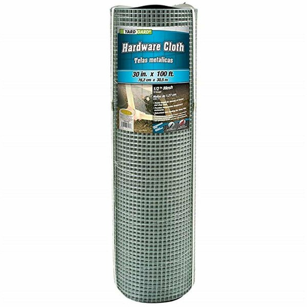 Yardgard 23 Gauge 0.25 in. Mesh 2.5 x 100 ft. Galvanized Hardware Cloth YA372091